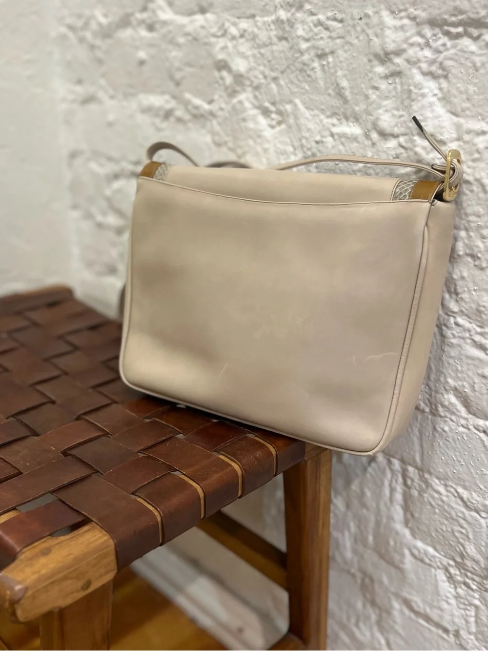 Salvatore Ferragamo Bone Messenger Bag